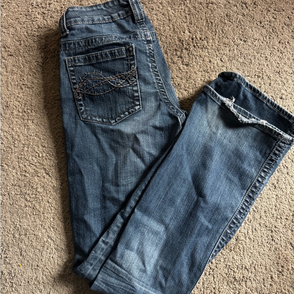Cowgirl Tuff Dark Blue boot cut Jeans
